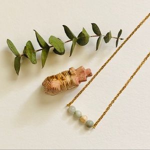 Amazonite Bar Necklace